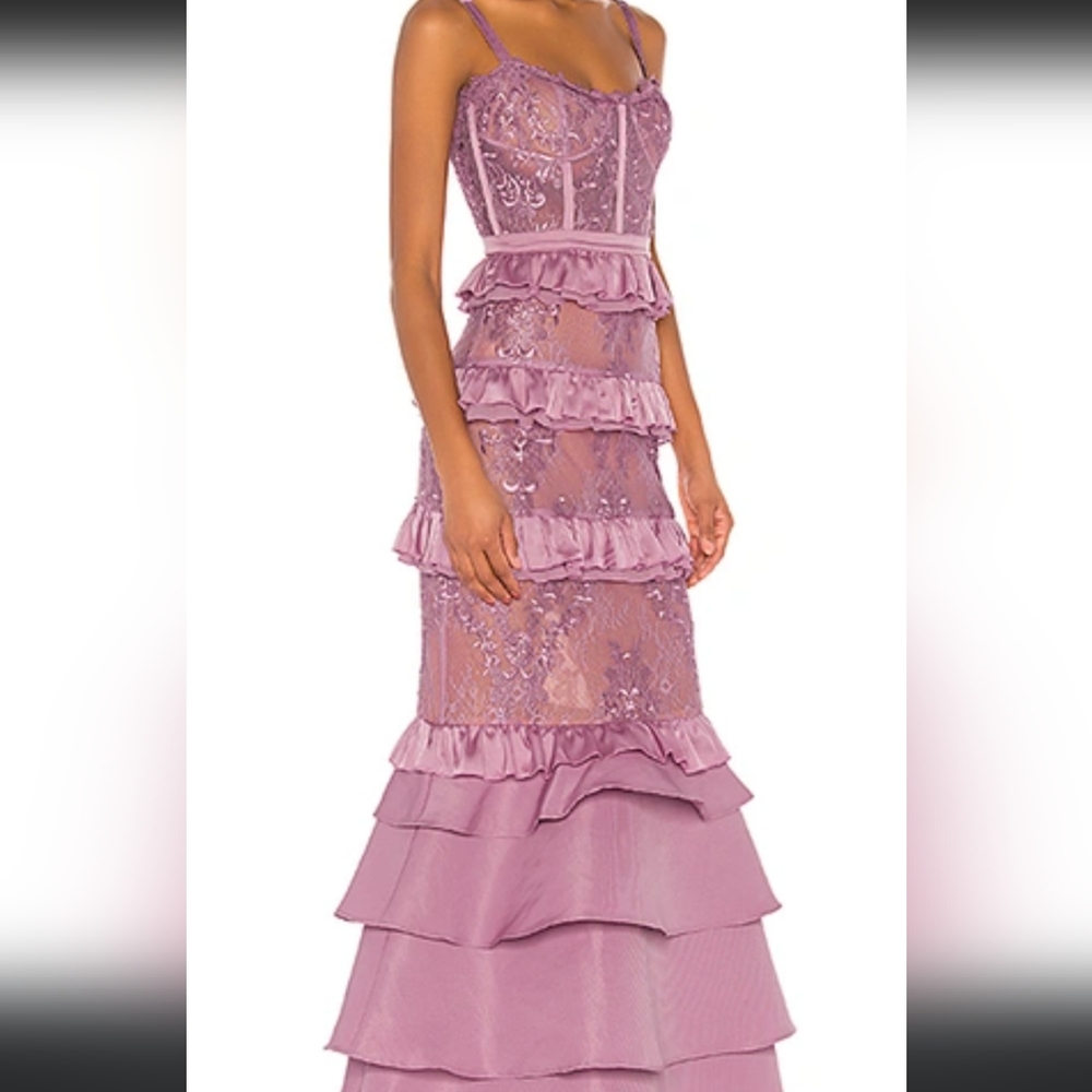V. Chapman Proeta Violet Gown
